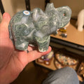 Moss Agate Elephant