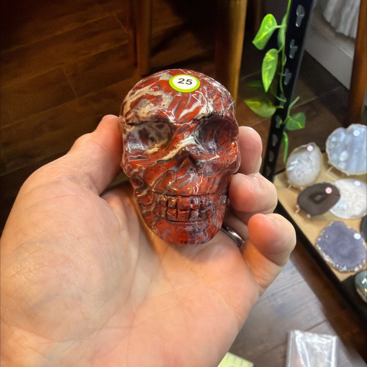 Warring States Red Agate Skull