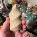 Peach Orange Moonstone Flame