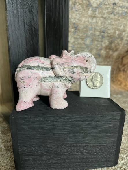Peru Rhodochrosite Elephant