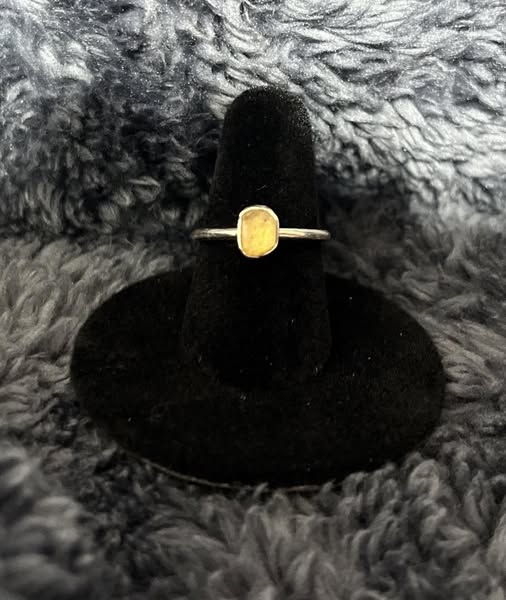 Libyan Desert Glass Ring