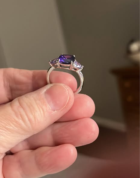 Purple Costume Jewelry Ring