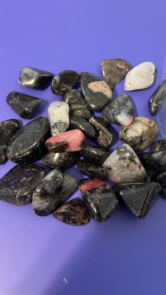Rhodonite Tumbles
