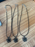 Pentacle Necklace with Moldavite