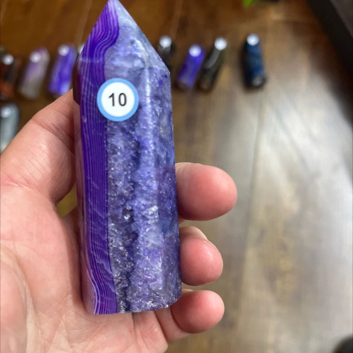 Purple Sardonyx Tower #84